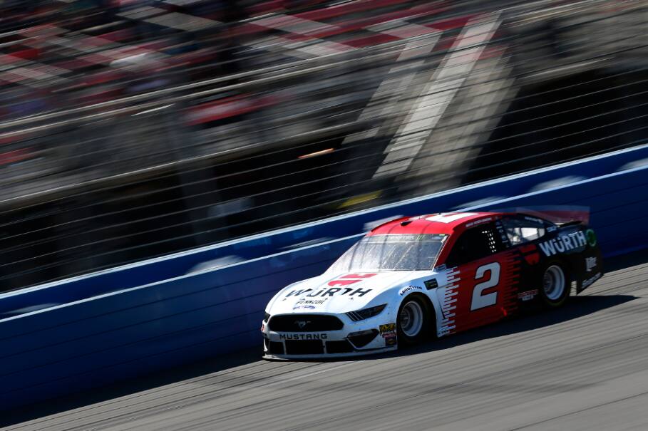 Logano’s teammate Brad Keselowski was third. Logano’s teammate Brad Keselowski was third.